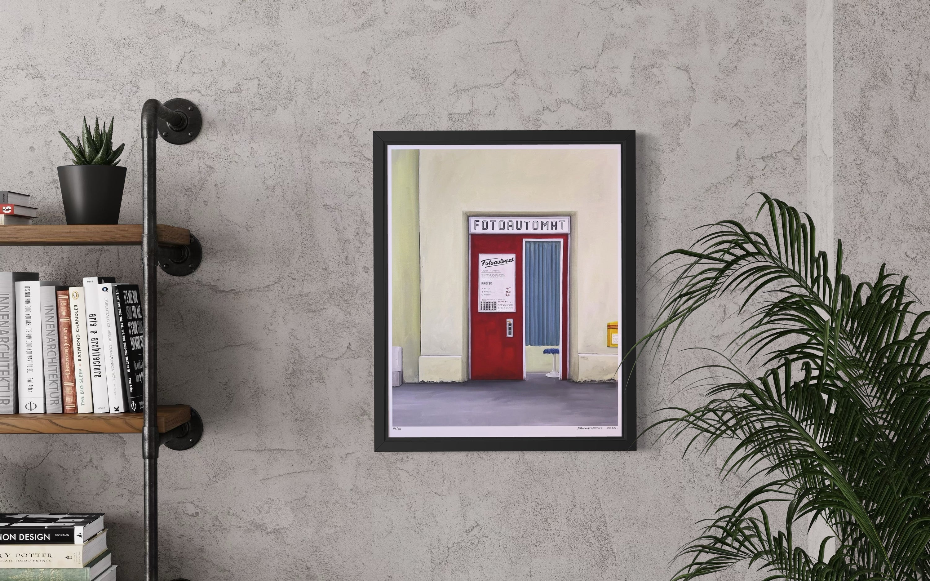 Rudolf Fitz, Fotoautomat - Fine Art Print, 2025