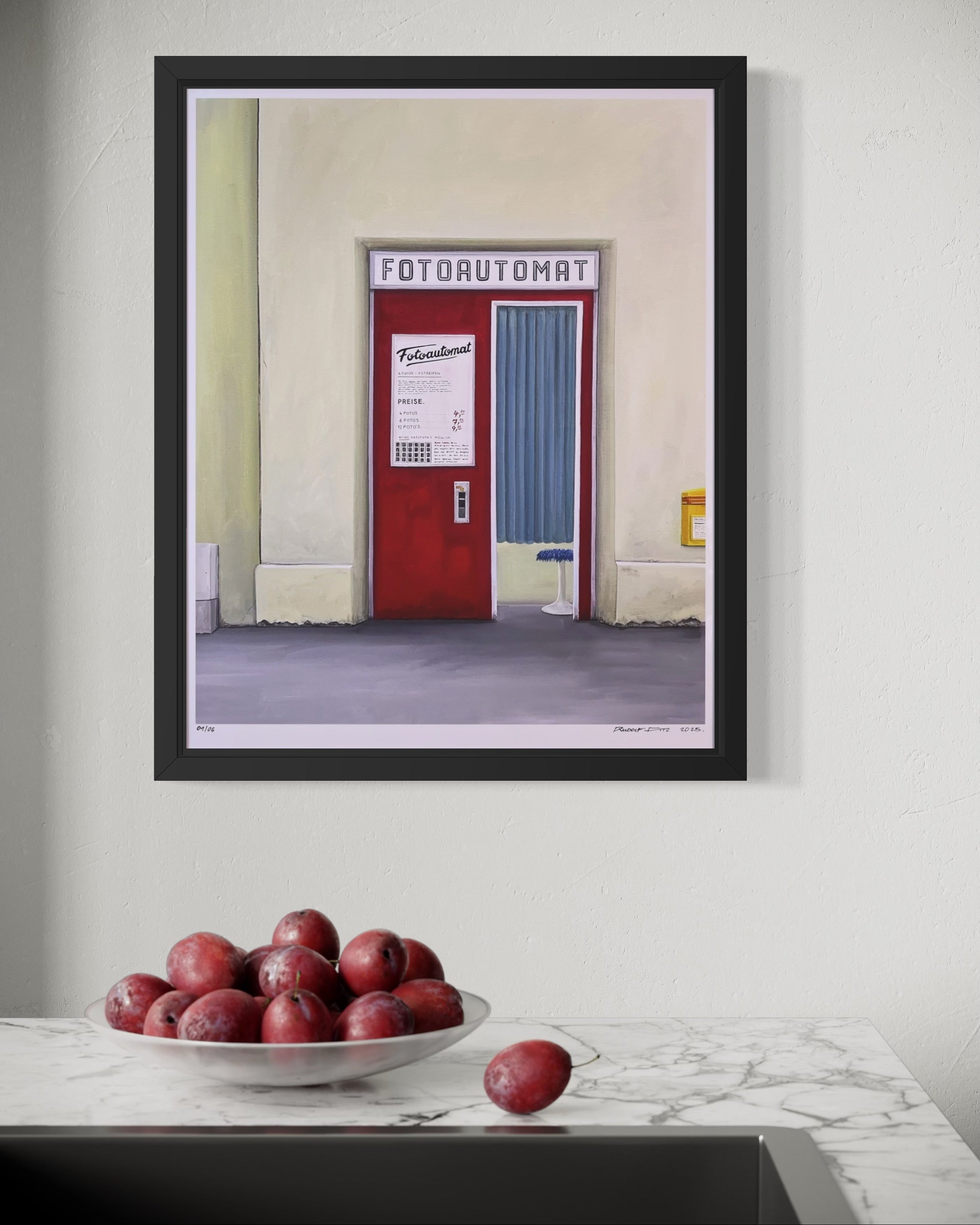 Rudolf Fitz, Fotoautomat - Fine Art Print, 2025