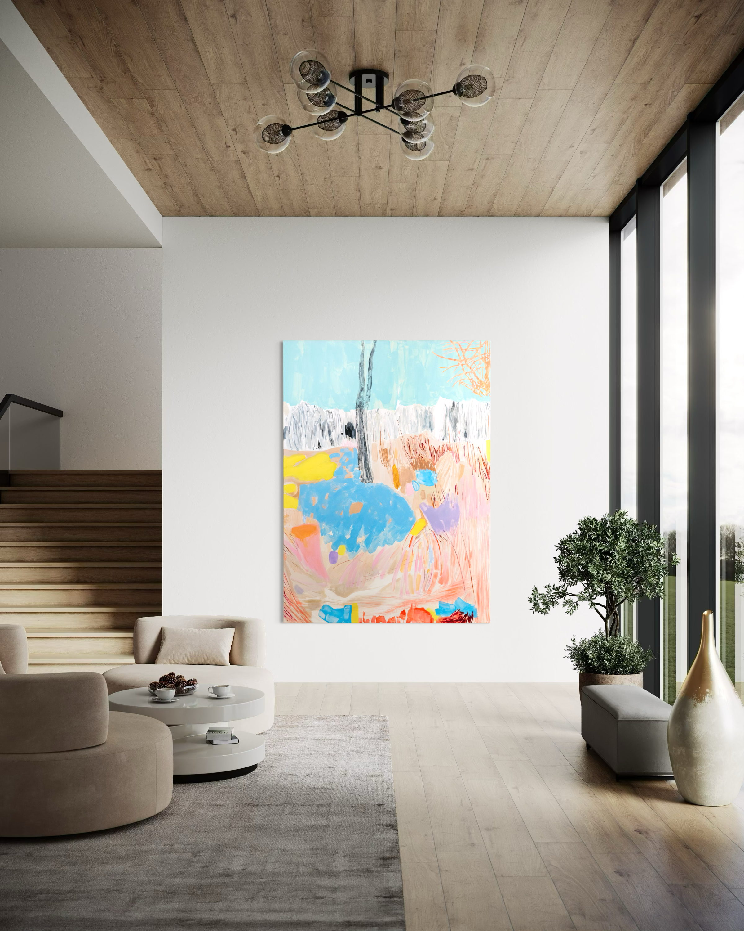 Iris Kojaman, Wintery, summery daisy, 2022