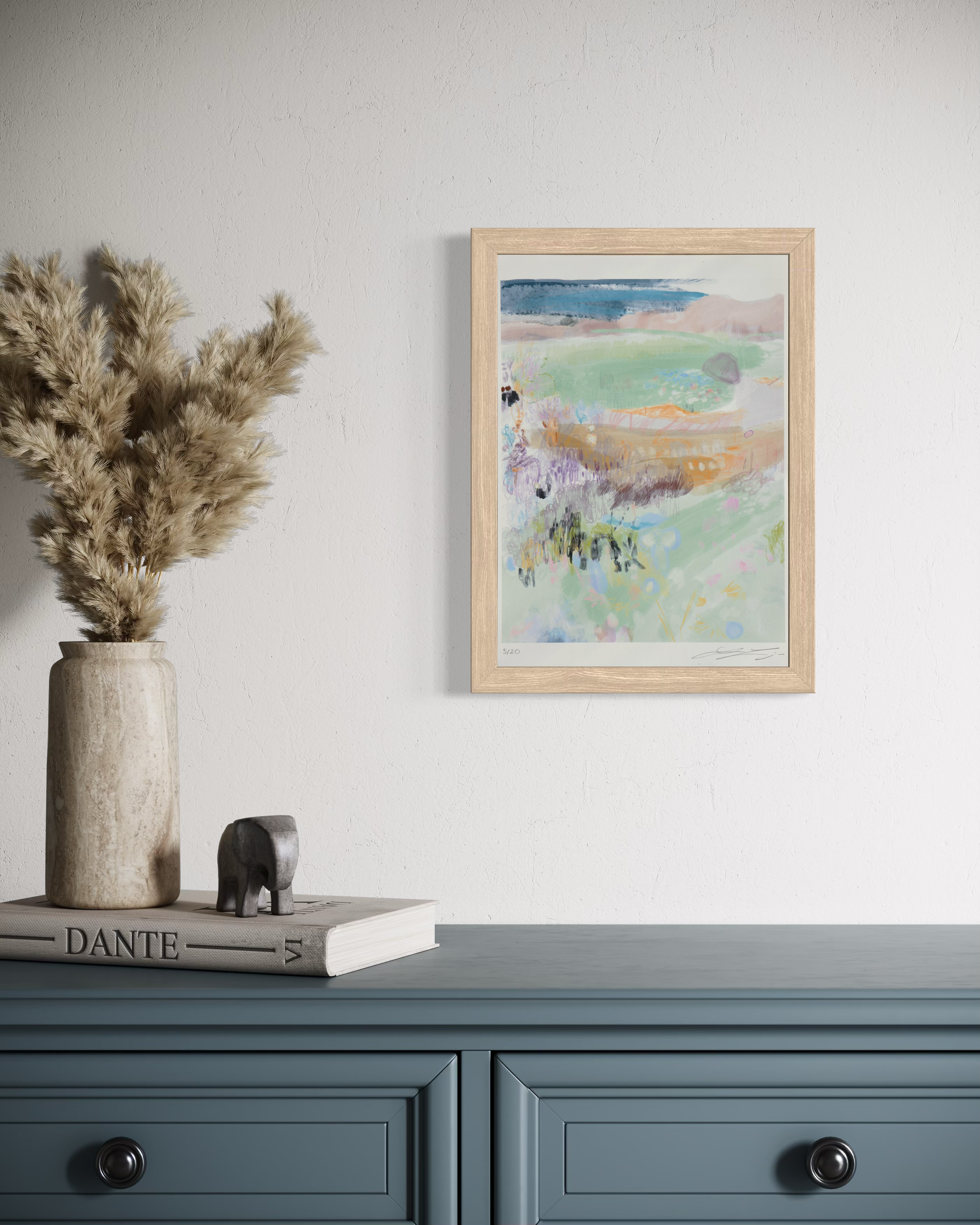 Iris Kojaman, Dunes and flying water - Fine Art Print