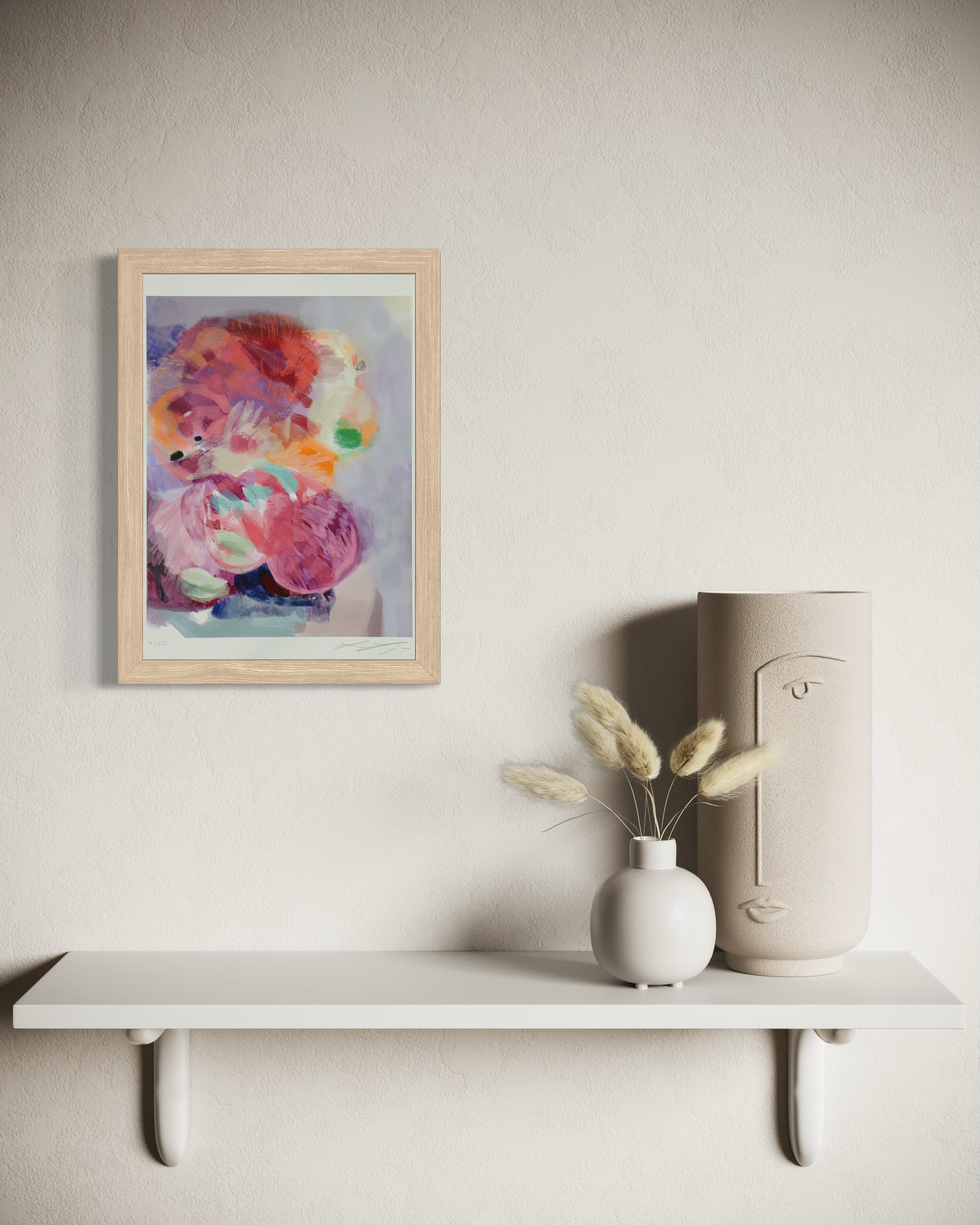 Iris Kojaman, Pomegranate or flowerpot - Fine Art Print