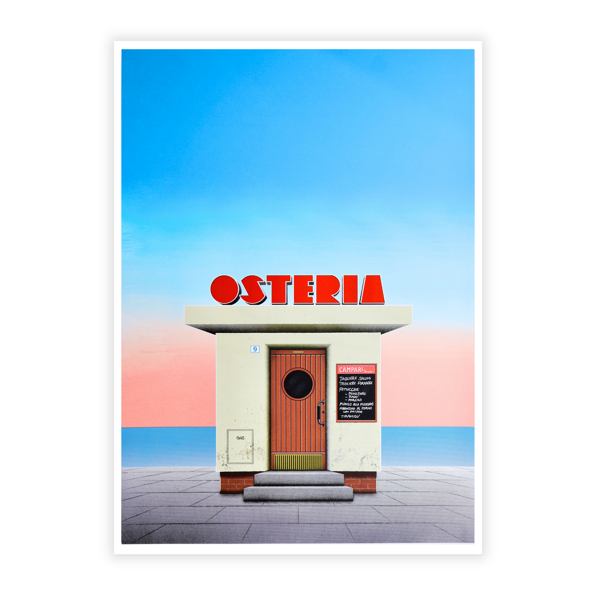 Rudolf Fitz, Un pezzo d'Italia - Nr. 12, Limited Screenprint Edition