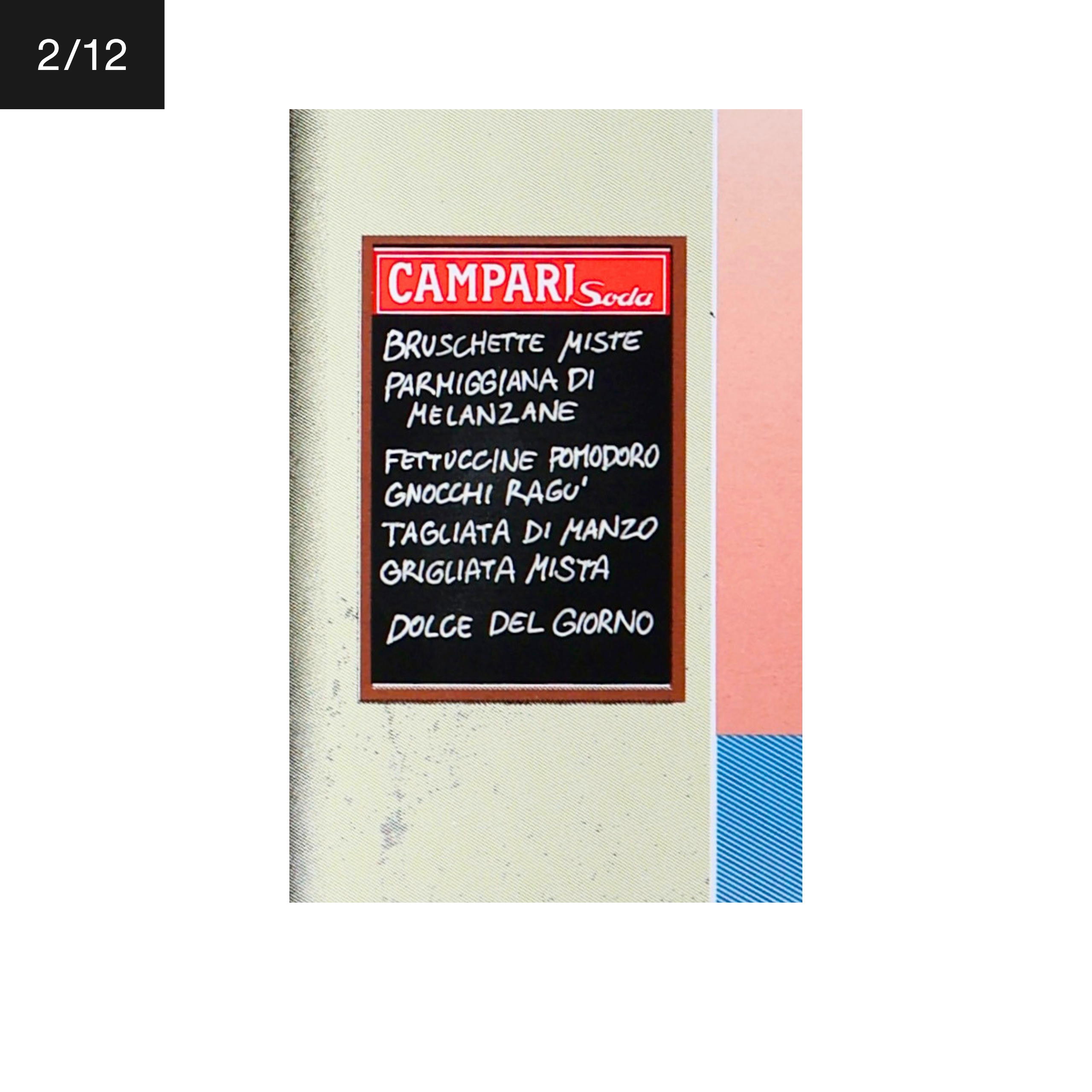 Rudolf Fitz, Un pezzo d'Italia - Nr. 12, Limitierte Siebdruck-Edition